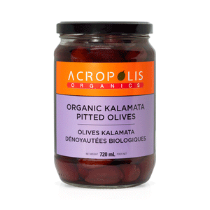 Acropolis Organic Kalamata Pitted Olives (720ml)