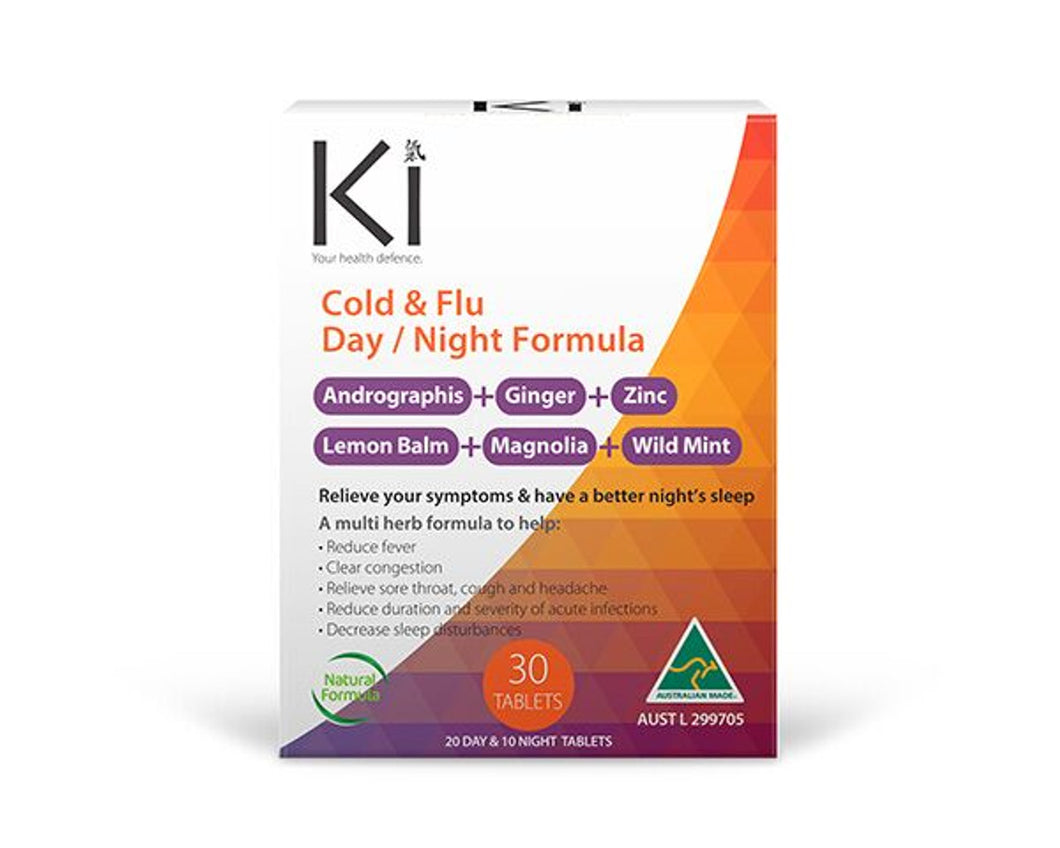 Ki Cold & Flu Day/Night Formula (30 Tablets)