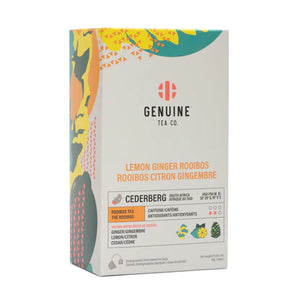 Genuine Tea Co. Lemon Ginger Rooibos (15 Tea Bags)