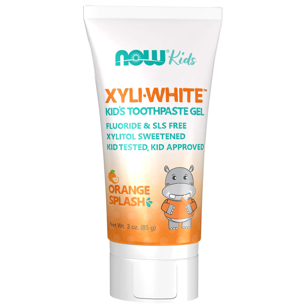 NOW Xyliwhite Kid's Toothpaste Gel - Orange Splash (85g)