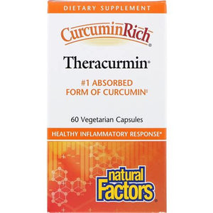 Natural Factors CurcuminRich Double Strength Theracurmin (60 veg caps)