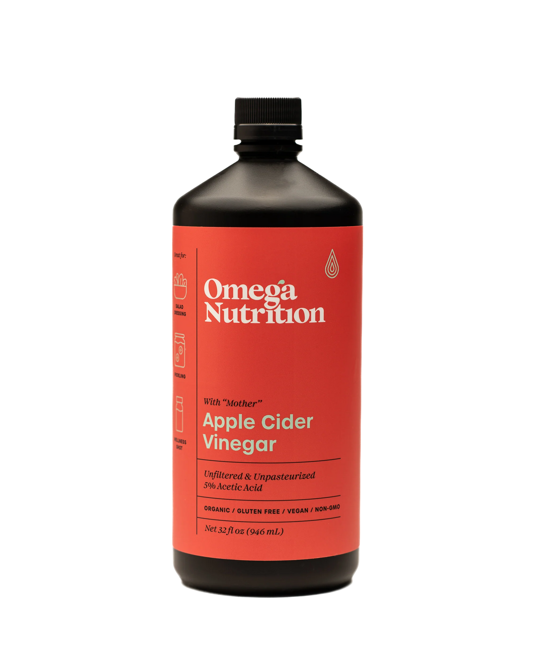 Omega Nutrition Apple Cider Vinegar (946ml)