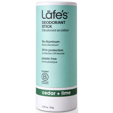 Lafe's Cedar & Lime Deodorant Stick (64g)