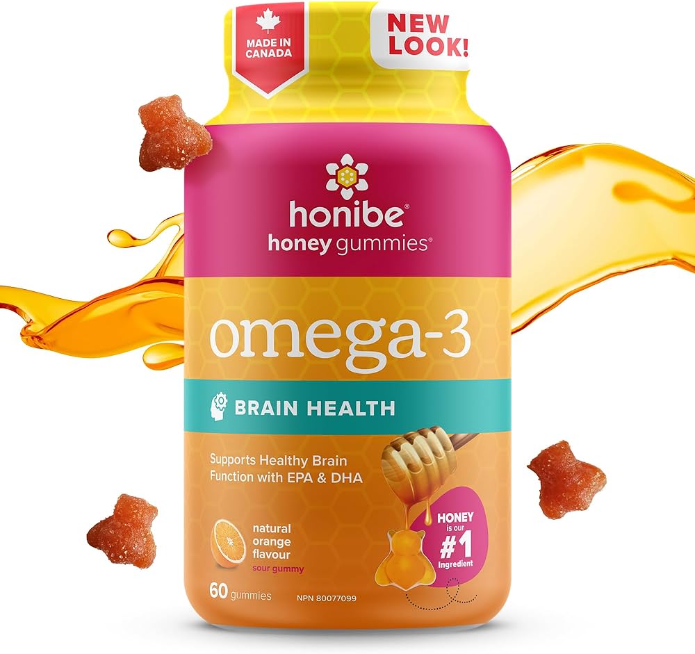 Honibe Omega-3 Gummies (60 Gummies)