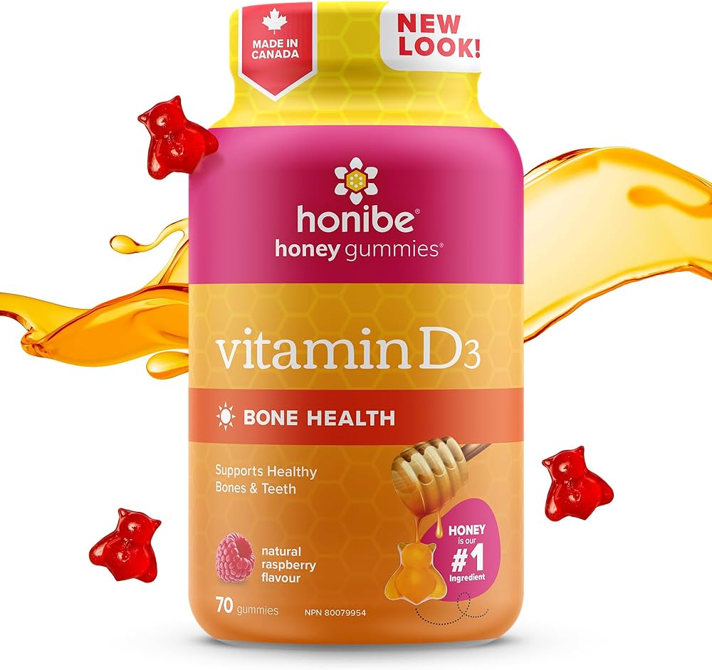 Honibe Vitamin D3 Gummies (70 Gummies)