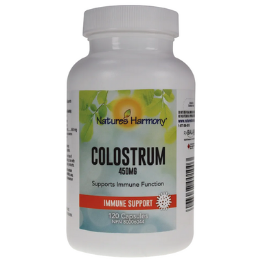 Nature's Harmony Colostrum 450mg (120 Capsules)