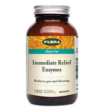 Flora Immediate Relief Digestive Enzymes, 120vcaps
