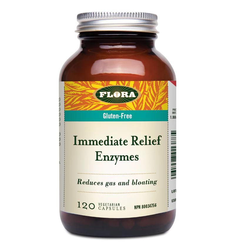Flora Immediate Relief Digestive Enzymes, 120vcaps