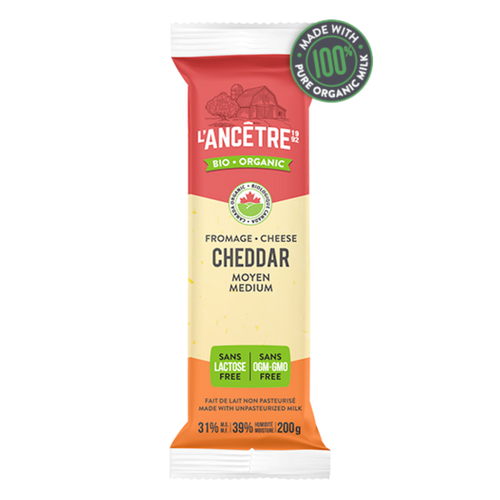 L'Ancetre Medium Cheddar Cheese (200g)