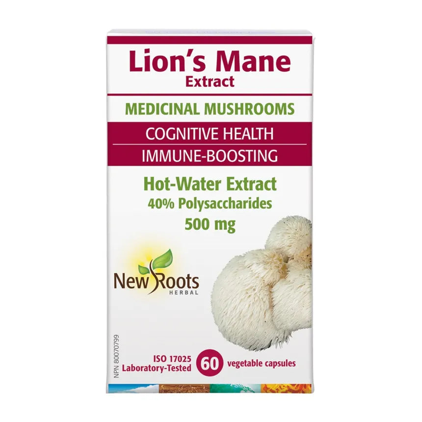 New Roots Lion's Mane, 60 vcaps