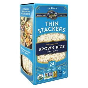 Lundberg Thin Stackers (Organic Thin Rice Cakes), 168g