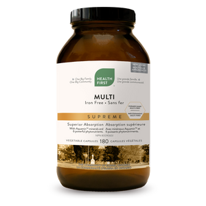 Health First Multi Supreme, Iron-free, 180vcaps