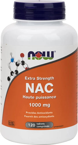 Now Nac Extra Strength 1000mg (120 tablets)