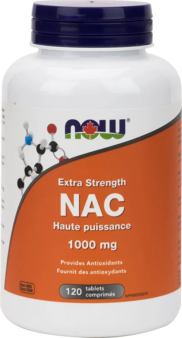 Now Nac Extra Strength 1000mg (120 tablets)