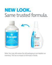 Prairie Naturals Liquid B Complex solution, 500ml, apple plum flav
