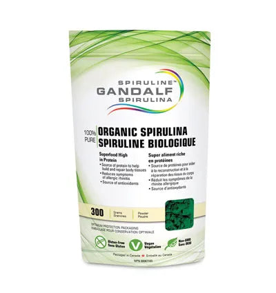 Gandalf Organic Spirulina, 300g powder