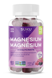 Suku Mega Magnesium Bisglycinate, 60 Gummies