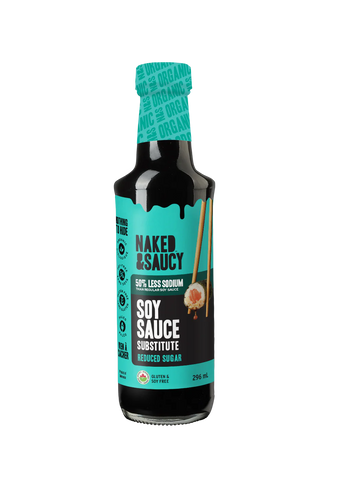Naked & Saucy Soy Sauce Substitute, 50% less sodium 296ml