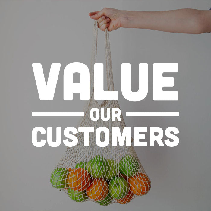We value our customers