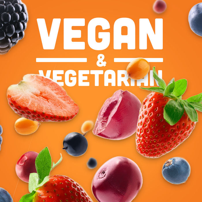 See Vegan and Vegetarian options