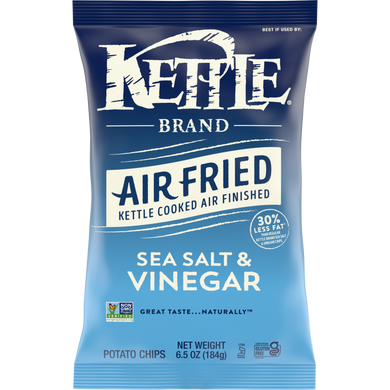 Kettle Air Fried Chips, Salt & Vinegar, 156g