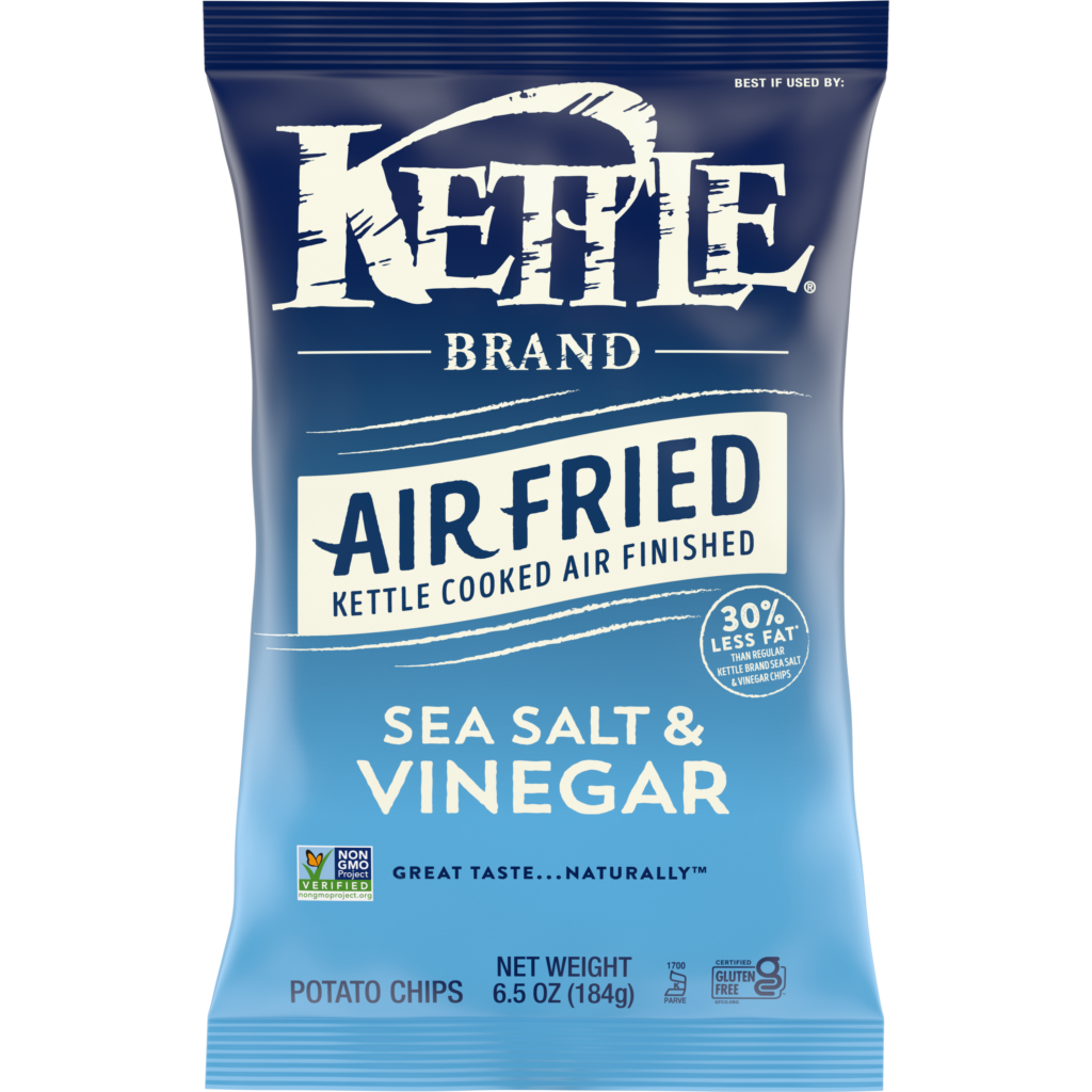 Kettle Air Fried Chips, Salt & Vinegar, 156g