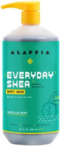 Alaffia EveryDay Shea Body Wash - Vanilla Mint 946ml