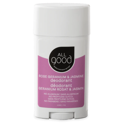 All Good Deodorant Rose Geranium and jasmine 71g