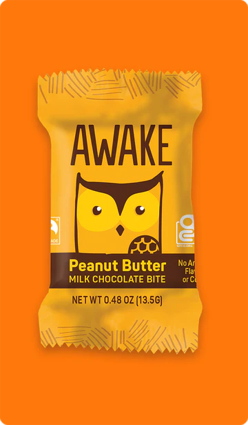 Awake Peanut Butter Chocolate Bites Caffeinated Chocolate