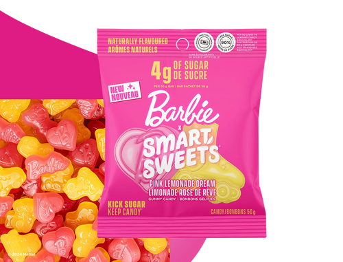 Smart Sweets x Barbie Pink Lemonade gummies (50g)