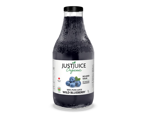 JustJuice Organic Wild Blueberry Juice, 1L