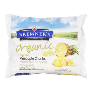 Bremner's Organic Frozen Pineapple Chunks (300g)
