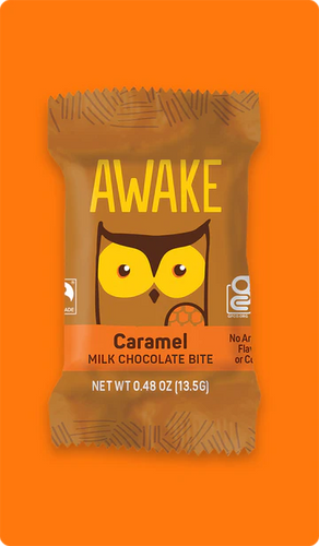 Awake Caramel Chocolate Bites Caffeinated Chocolate