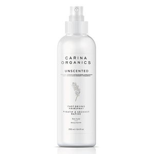 Carina Organics Fast Drying Hairspray Unscented (250ml)