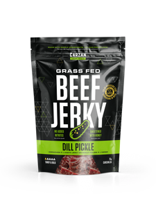 Carzan Grass Fed Beef Jerky Dill Pickle (75g)