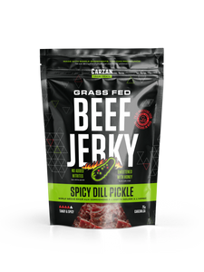 Carzan Grass Fed Beef Jerky Spicy Dill Pickle (75g)