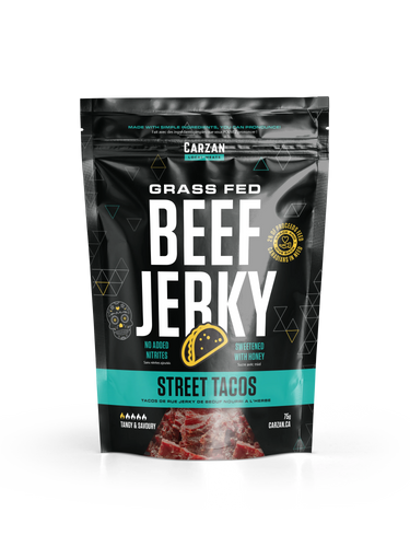 Carzan Grass Fed Beef Jerky Street Tacos (75g)