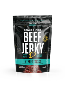 Carzan Grass Fed Beef Jerky Street Tacos (75g)