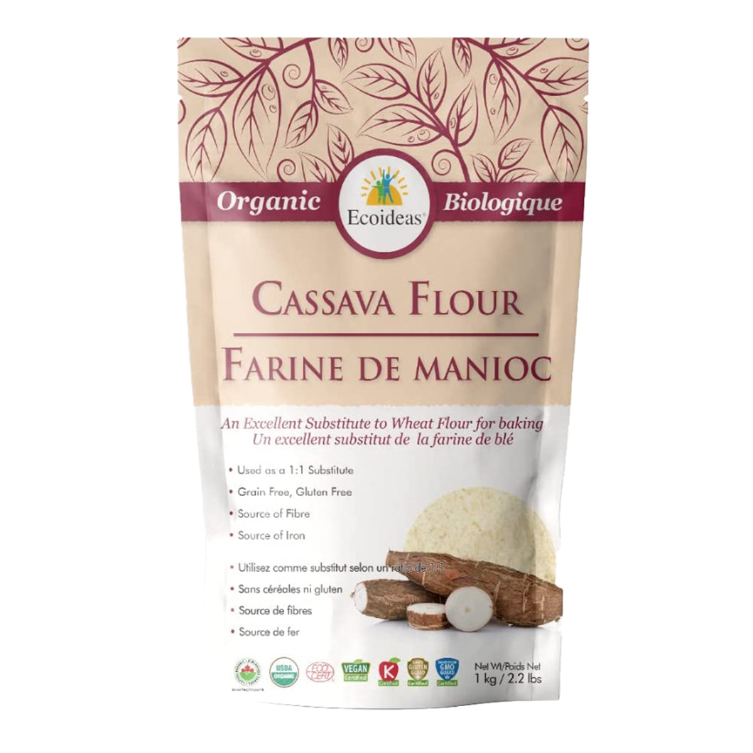 Ecoideas Organic Cassava Flour, 1kg