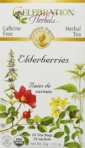 Celebration Herbals Organic Elderberries Tea (24 Tea Bags)
