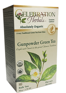 Celebration Herbals Organic Gunpowder Green Tea - Bulk Tea (50g)