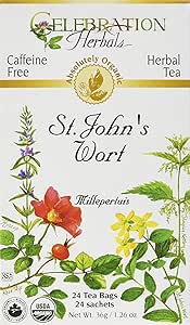 Celebration Herbals Organic St. John's Wort Tea (24 Tea Bags)