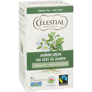 Celestial Organics Jasmine Green Tea (18 Tea Bags)