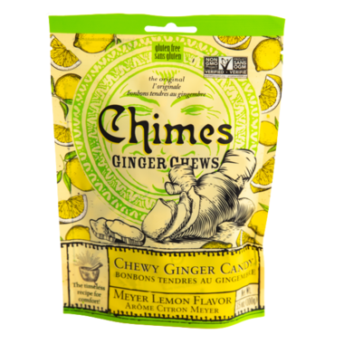 Chimes Meyer Lemon Ginger Chews 100g