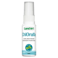 Land Art ChlOralfa Natural Breath Freshener, Mint, 20ml