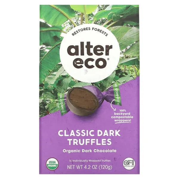 Alter Eco Classic Dark Truffles, 120g (organic dark chocolate)