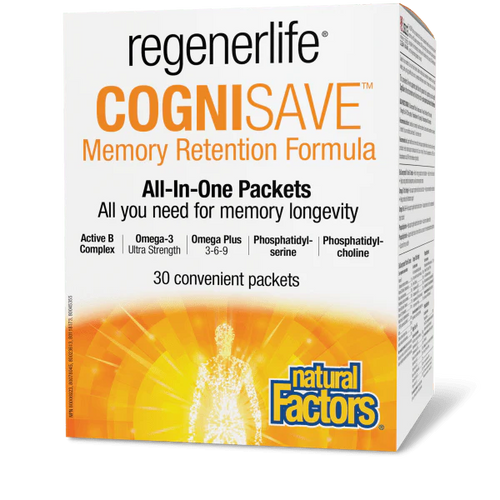 Natural Factors Regenlife CogniSave Kit, 30pack