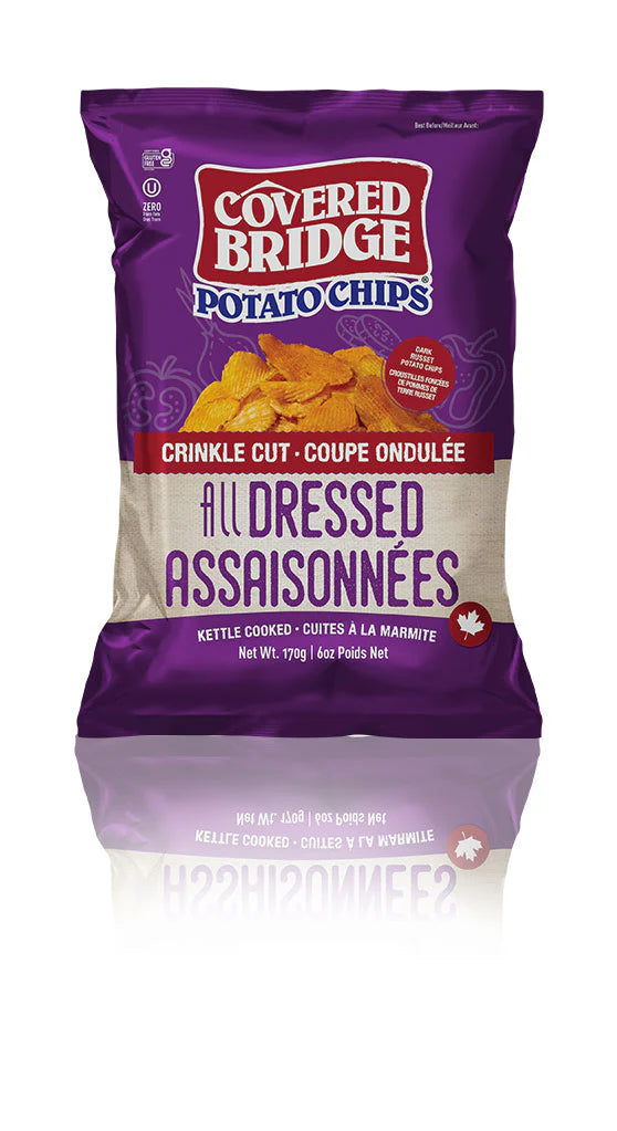 Covered Bridge All Dressed Potato Chips (170g)