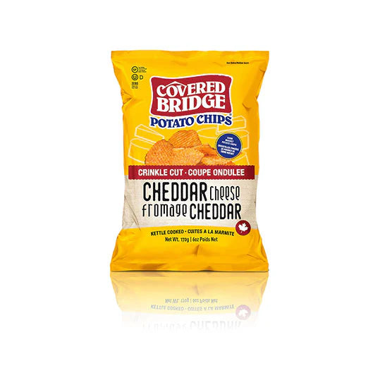 Covered Bridge Cheddar Cheese Potato Chips (170g)