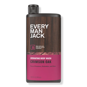 Every Man Jack Hydrating Body Wash, Crimson Oak, 500ml
